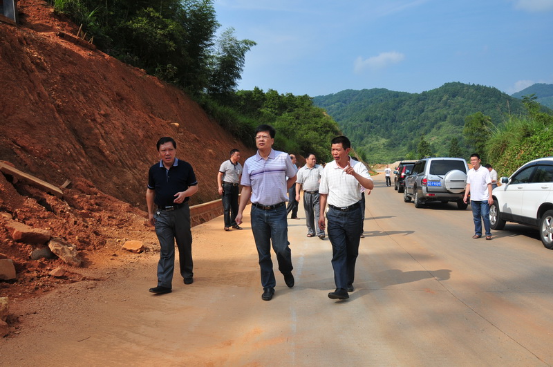 省公路局王增贤局长赴三明市调研公路工作